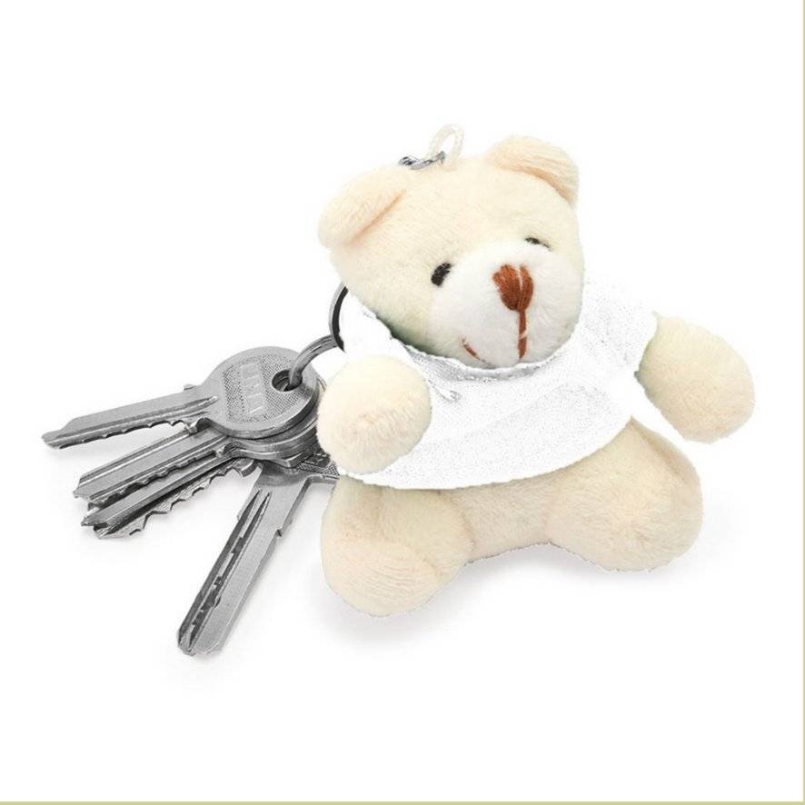 Breloc Teddy bear cu tricou sublimabil