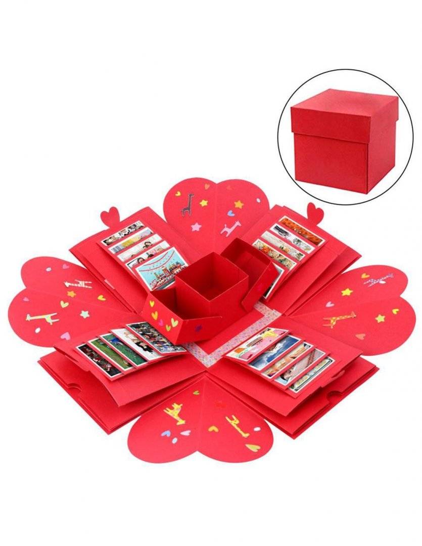 Cutie FOTO exploziva PATRATA (Explosion Box)