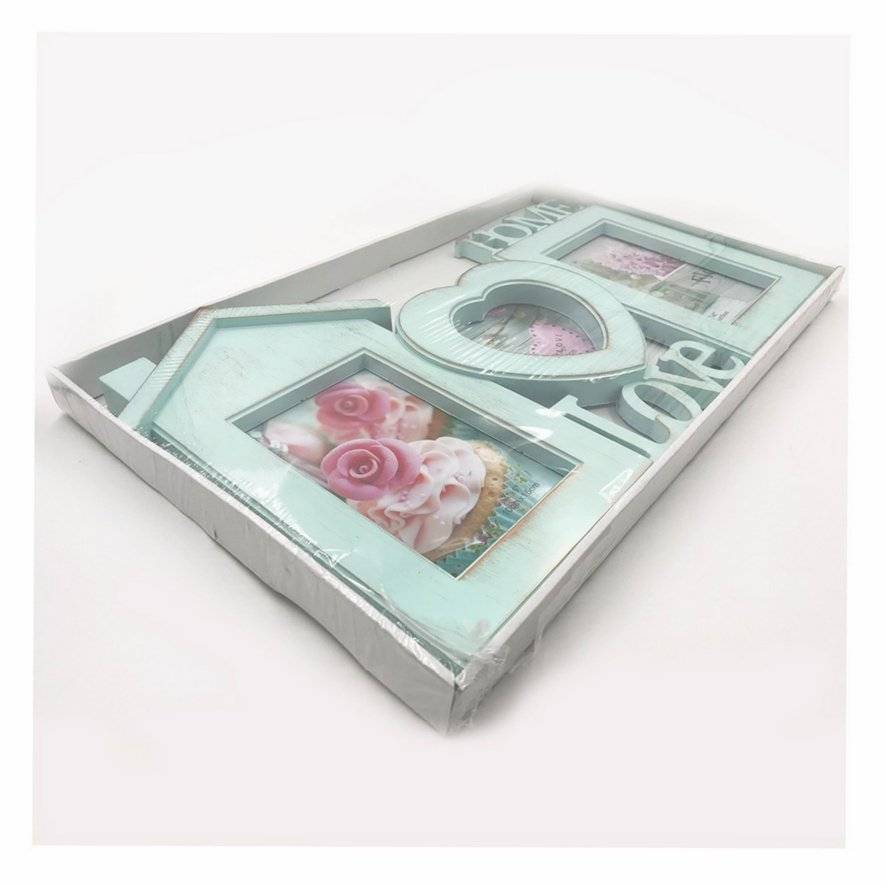 Rama foto colaj bleu Love&Home 3 poze