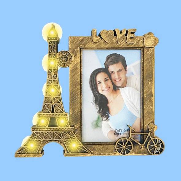 Rama foto colaj cu lumini EIFFEL 1 poza